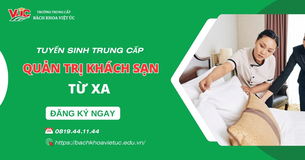 Trung cấp Quản trị Khách sạn Từ xa