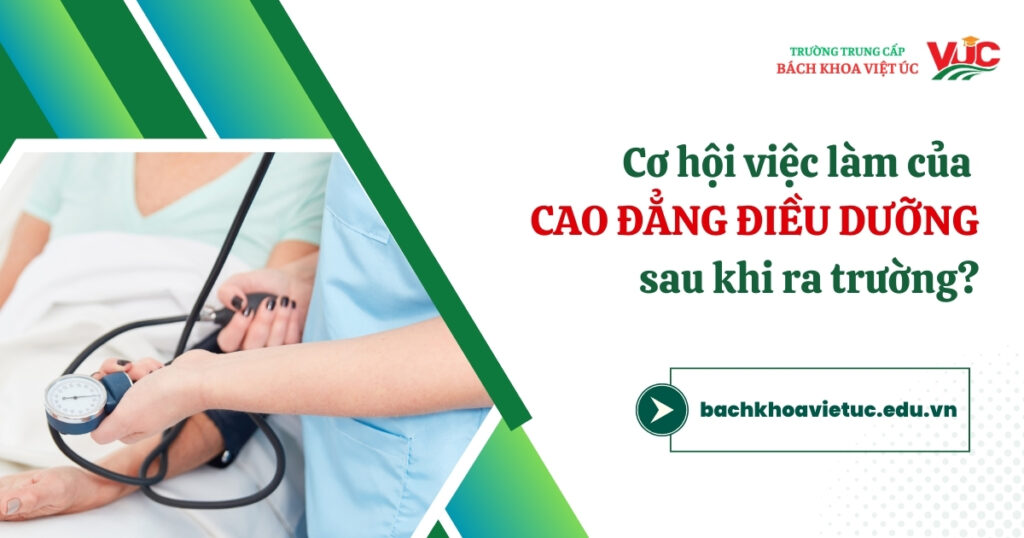 Cơ hội việc làm Cao đẳng Điều dưỡng