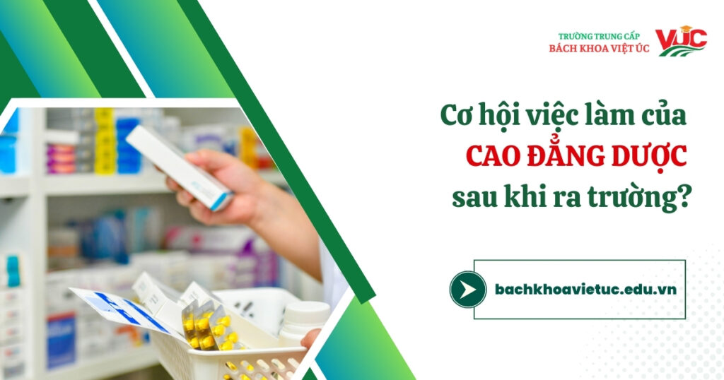 Cơ hội việc làm Cao đẳng Dược