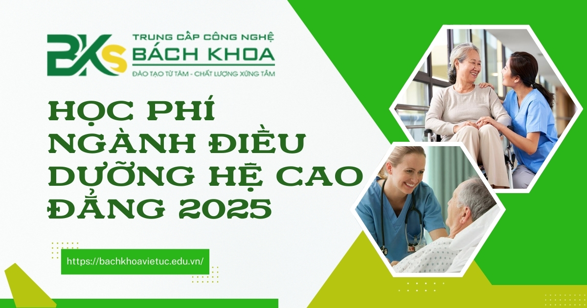 Học phí ngành điêu dưỡng hệ cao đẳng 2025