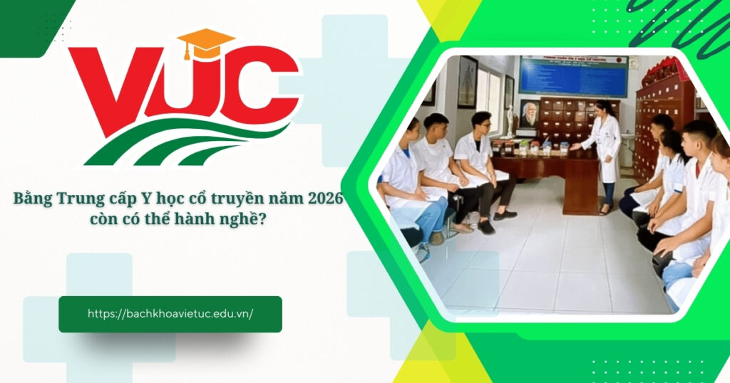 Bằng Trung cấp Y học cổ truyền năm 2026 còn có thể hành nghề? 4 Trung cấp Y học cổ truyền năm 2026