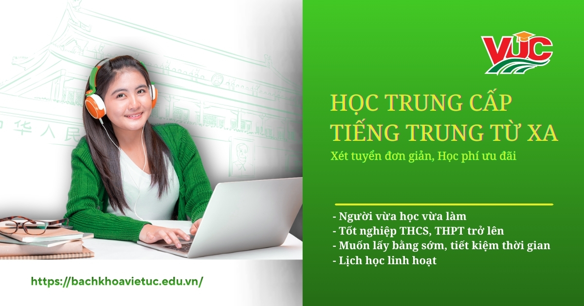Học Trung cấp Tiếng Trung từ xa