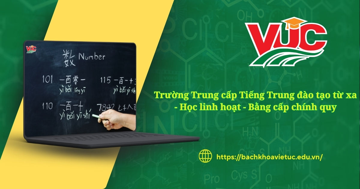 Trường Trung cấp Tiếng Trung đào tạo từ xa - Học linh hoạt - Bằng cấp chính quy 7 Trường Trung cấp Tiếng Trung đào tạo từ xa học online linh hoạt, tiết kiệm chi phi
