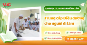 Lớp học Trung cấp Điều dưỡng cho người đi làm