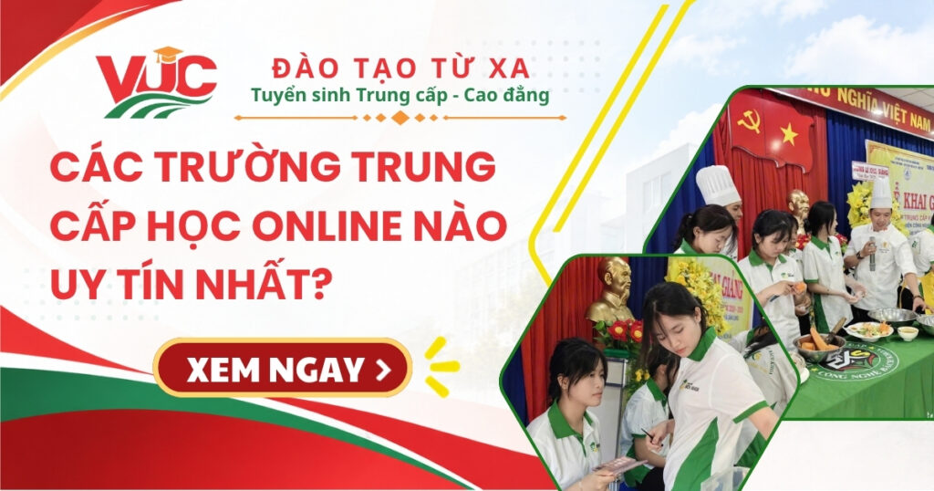 Các trường Trung cấp học Online