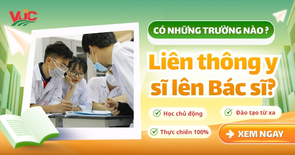 Trường nào liên thông Y sĩ lên Bác sĩ?
